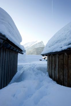 Winter Hütten